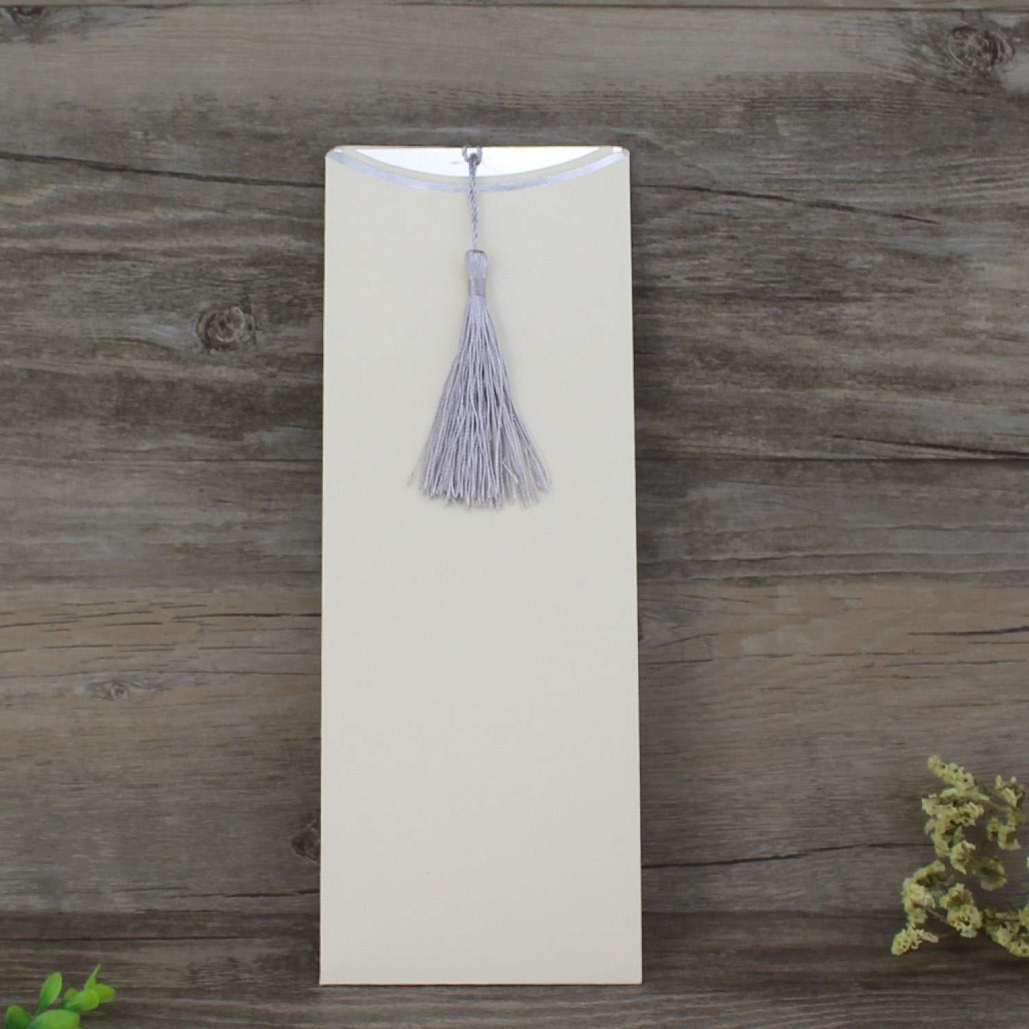 Pocket Invitation Card with Tassel Business Invitation Card Customized 